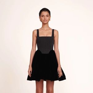 Staud Black Landscape Dress